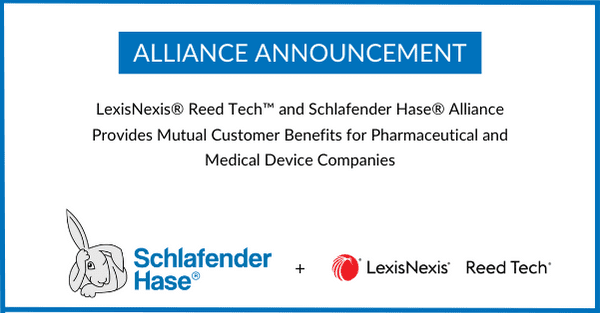LexisNexis® Reed Tech™ and Schlafender Hase® Alliance Provides Mutual Customer Benefits for Pharmaceutical and Medical Device Companies