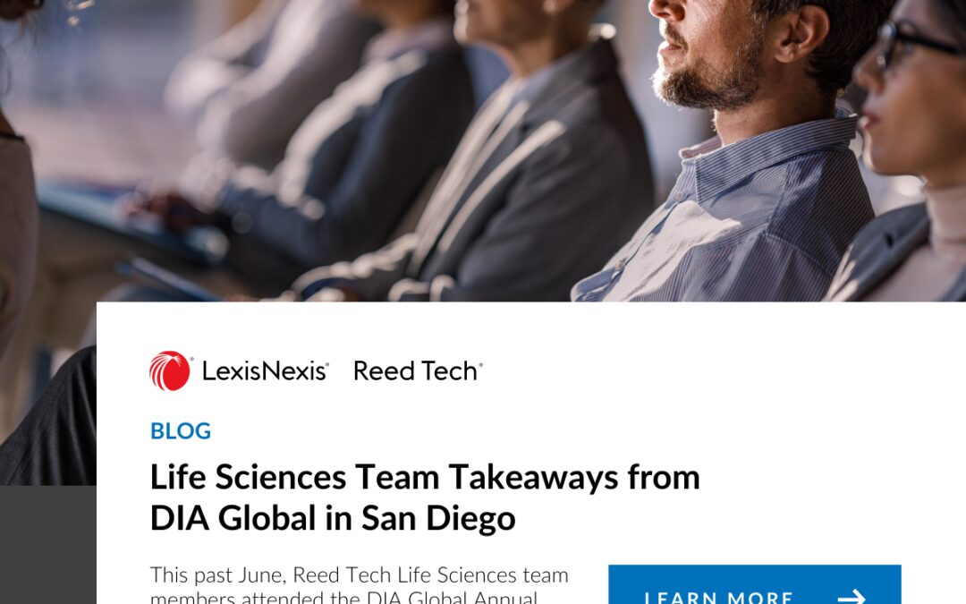 Takeaways from DIA Global Annual Meeting in San Diego