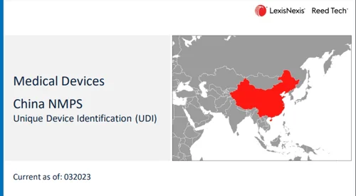 China NMPA UDI Data Elements